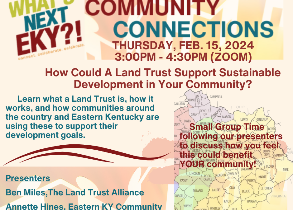 How Could A Land Trust Support Sustainable Development in YOUR Community?